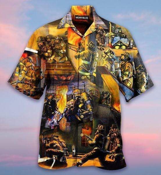 Discover Cool Firefighter Because Superhero Isnt An Official Job Title Unisex Hawaii Aloha Shirts Ha65309