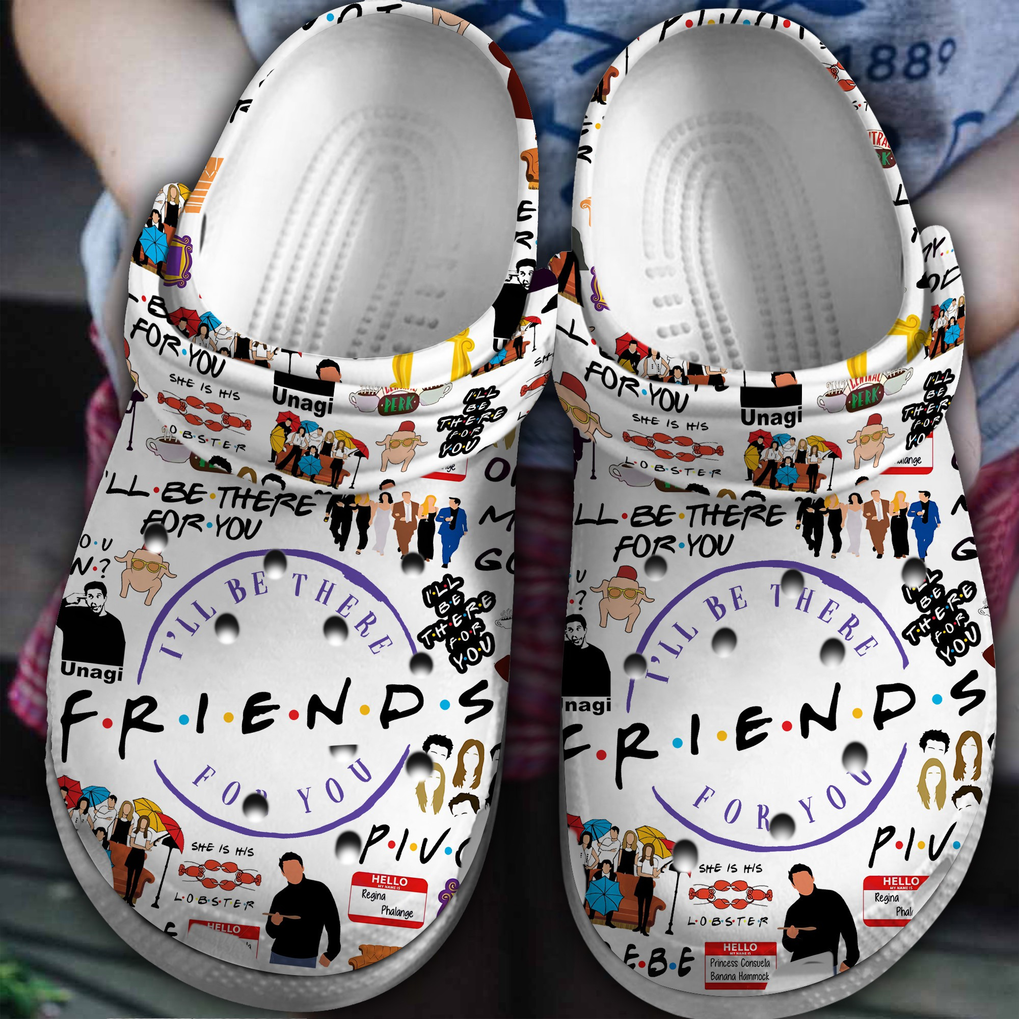 Friends Tv Series Crocss Clogs For Men Women And Kid Bm1411-2032-1