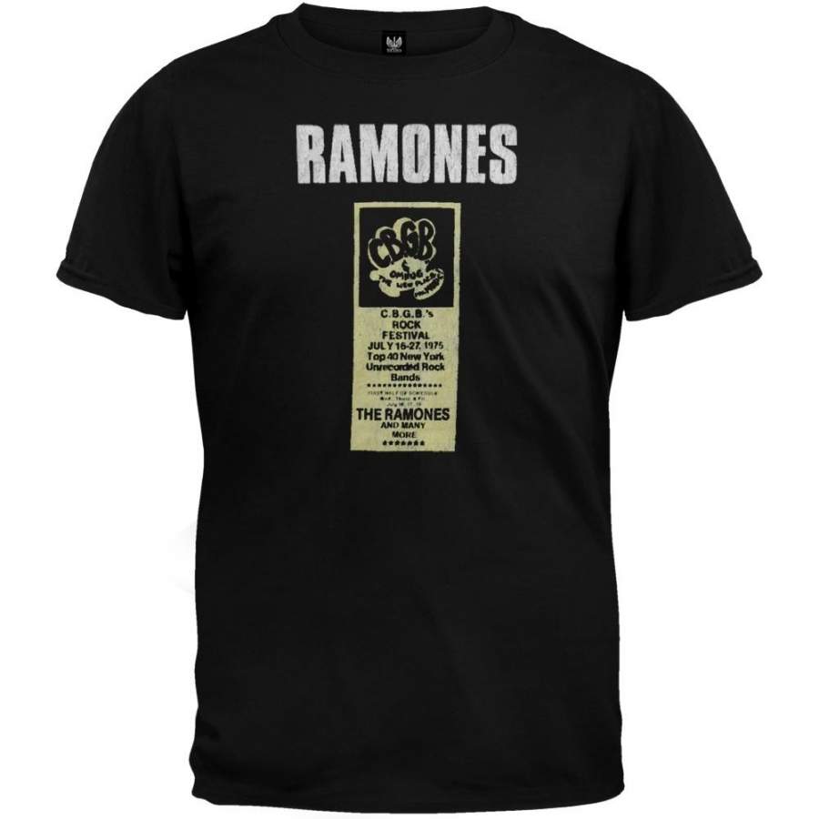 Ramones Cbgb Poster T-Shirt