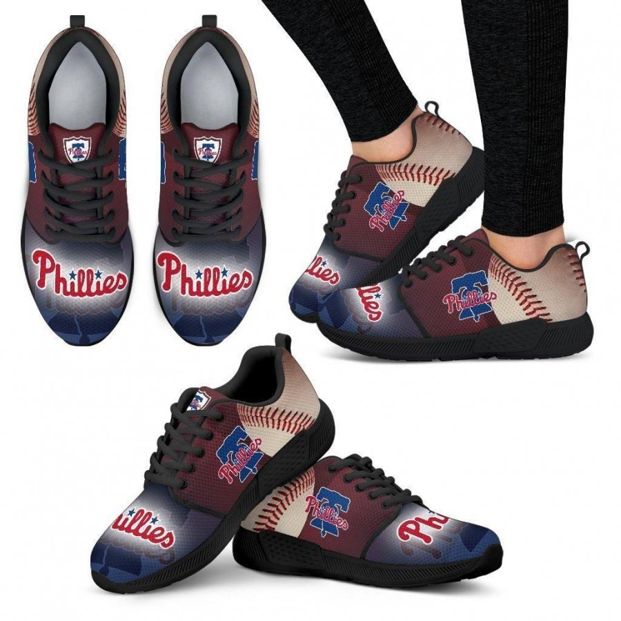 Awesome Philadelphia Phillies Running Sneakers For Baseball Fan #264