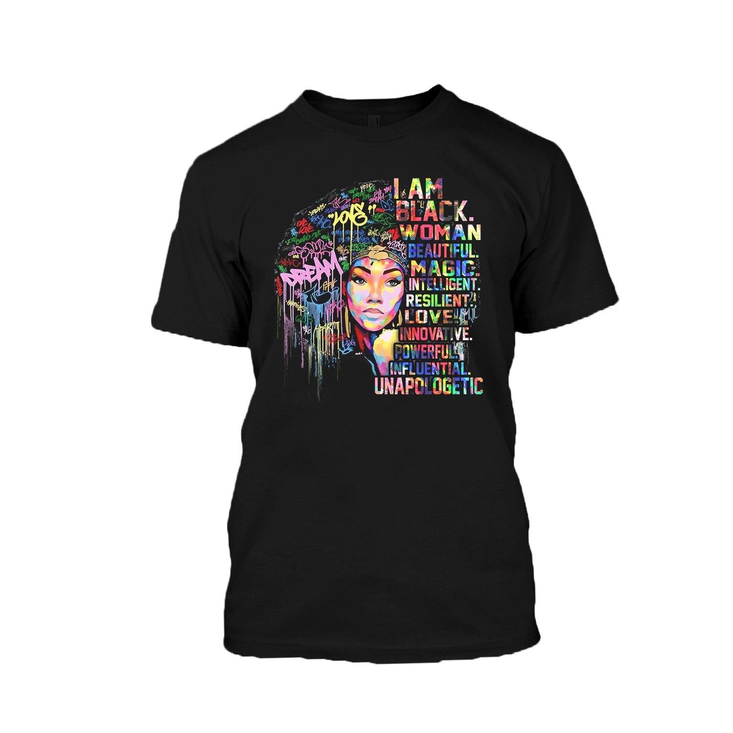 I Am A Black Powerful Women T-Shirt