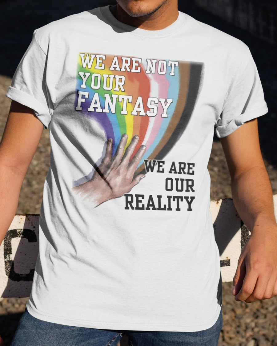 Gaymer T Shirt, Pride We Are Our Reality Classic T-Shirt, Lesbian Pride Items, Lesbian Apparel