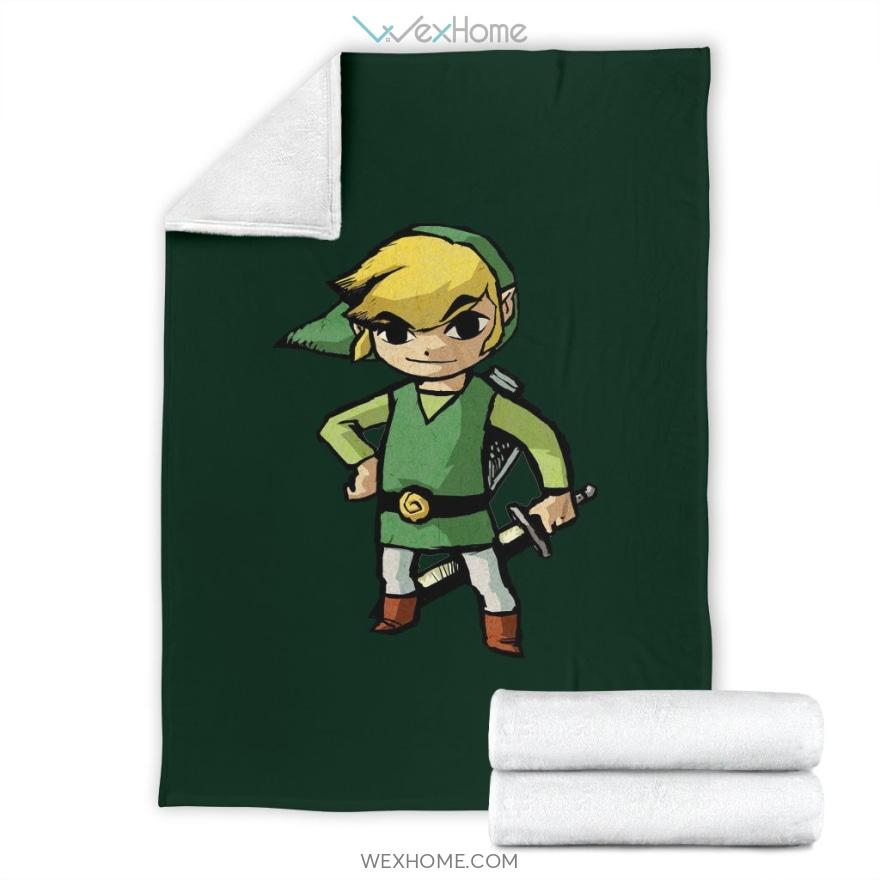 Link Legend Of Zelda Premium Blanket