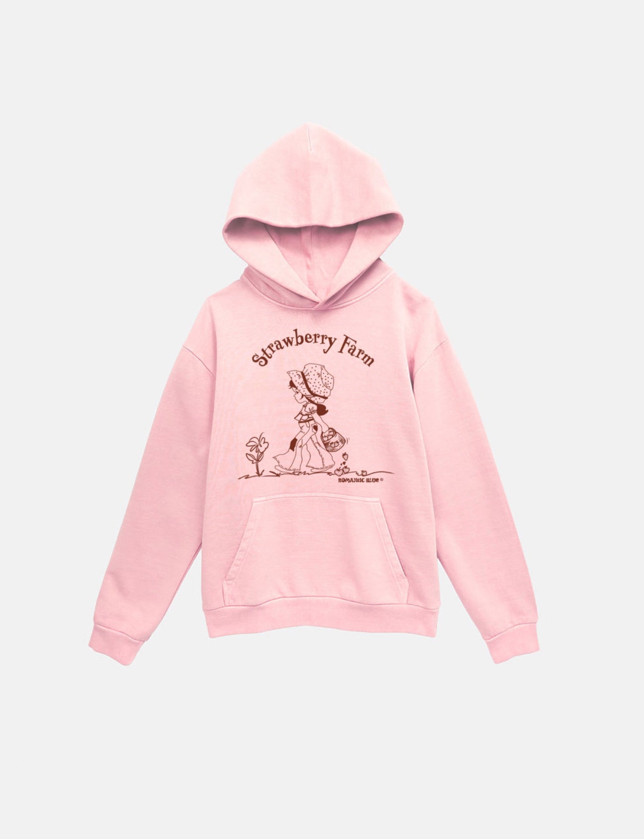 Strawberry Farm Pullover Hoodie – Pink