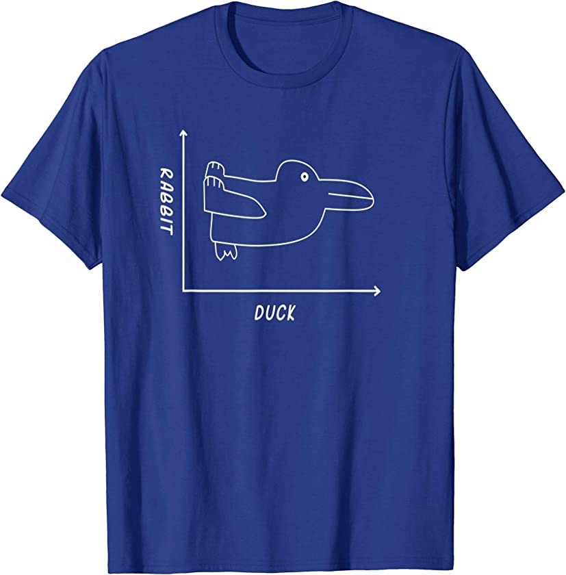 Duck/Rabbit Graph – Fun Math T-Shirt