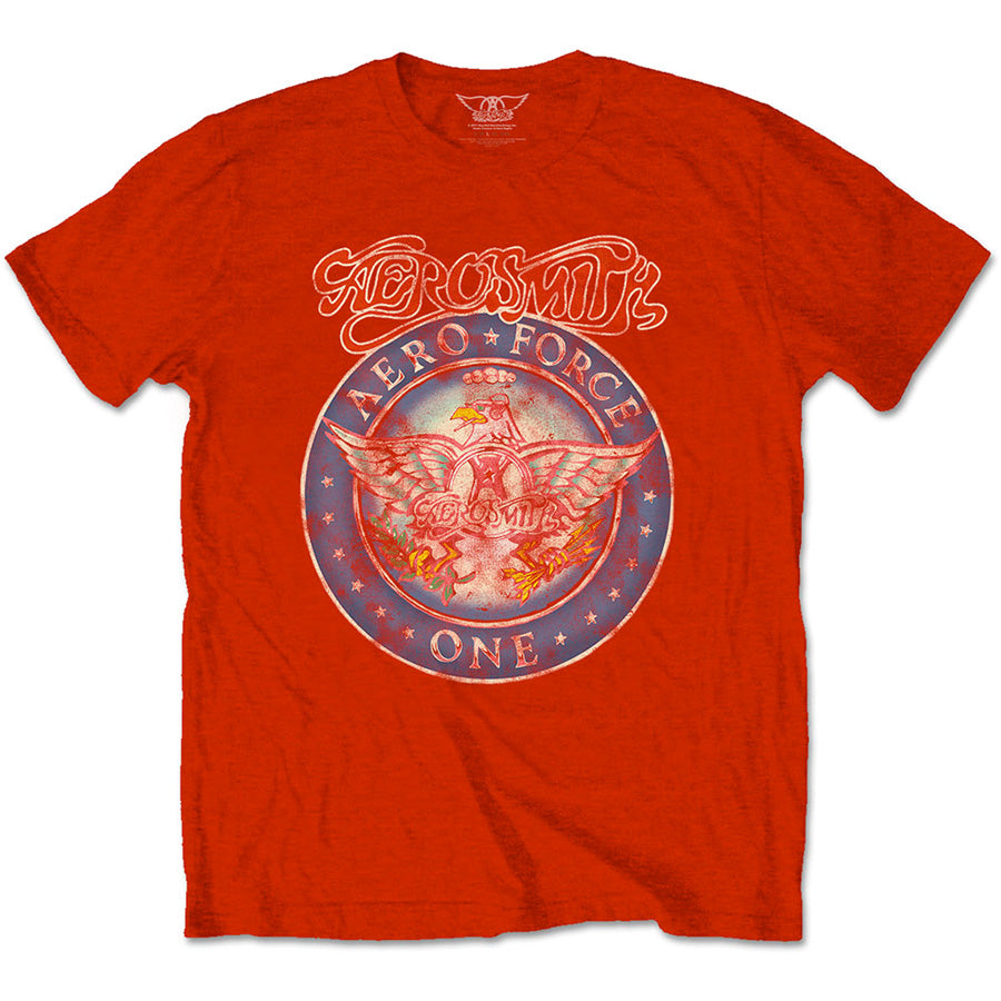 Aerosmith – Aero Force – Red T-Shirt