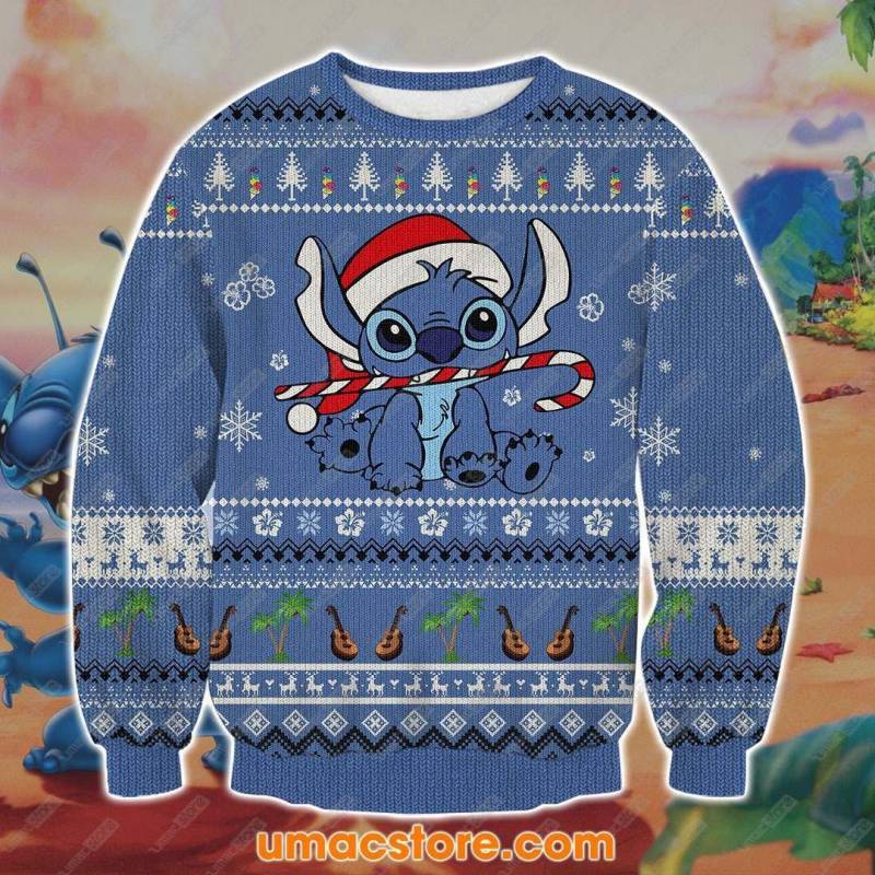 Stitch 2310 3D Print Ugly Christmas Sweatshirt