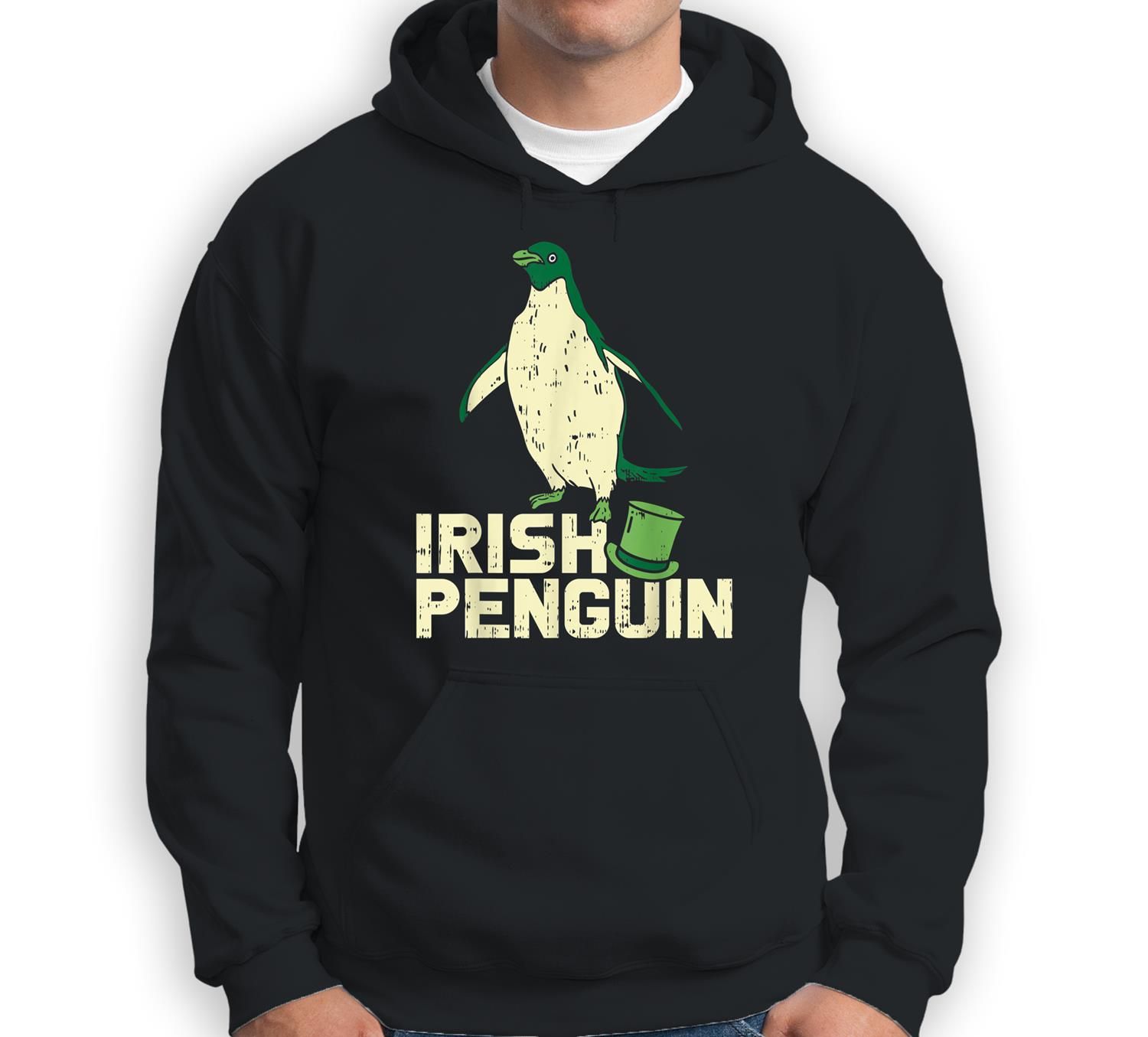 Green Irish Penguin Cute St Patricks Day Animal Lover Gift Sweatshirt & Hoodie