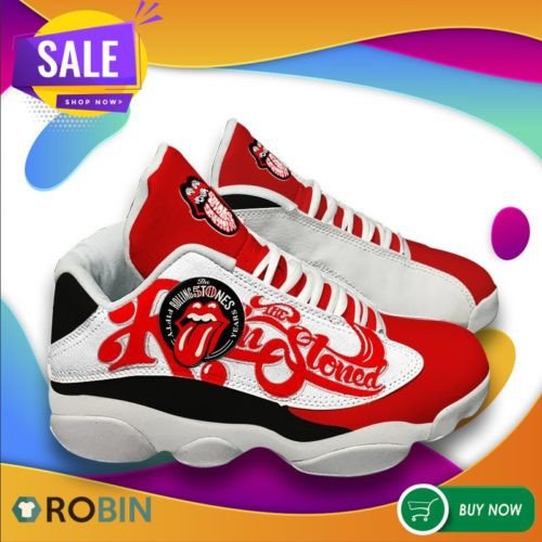 The Rolling Stones Air Jordan 13 Sneakers Jd 13 Shoes