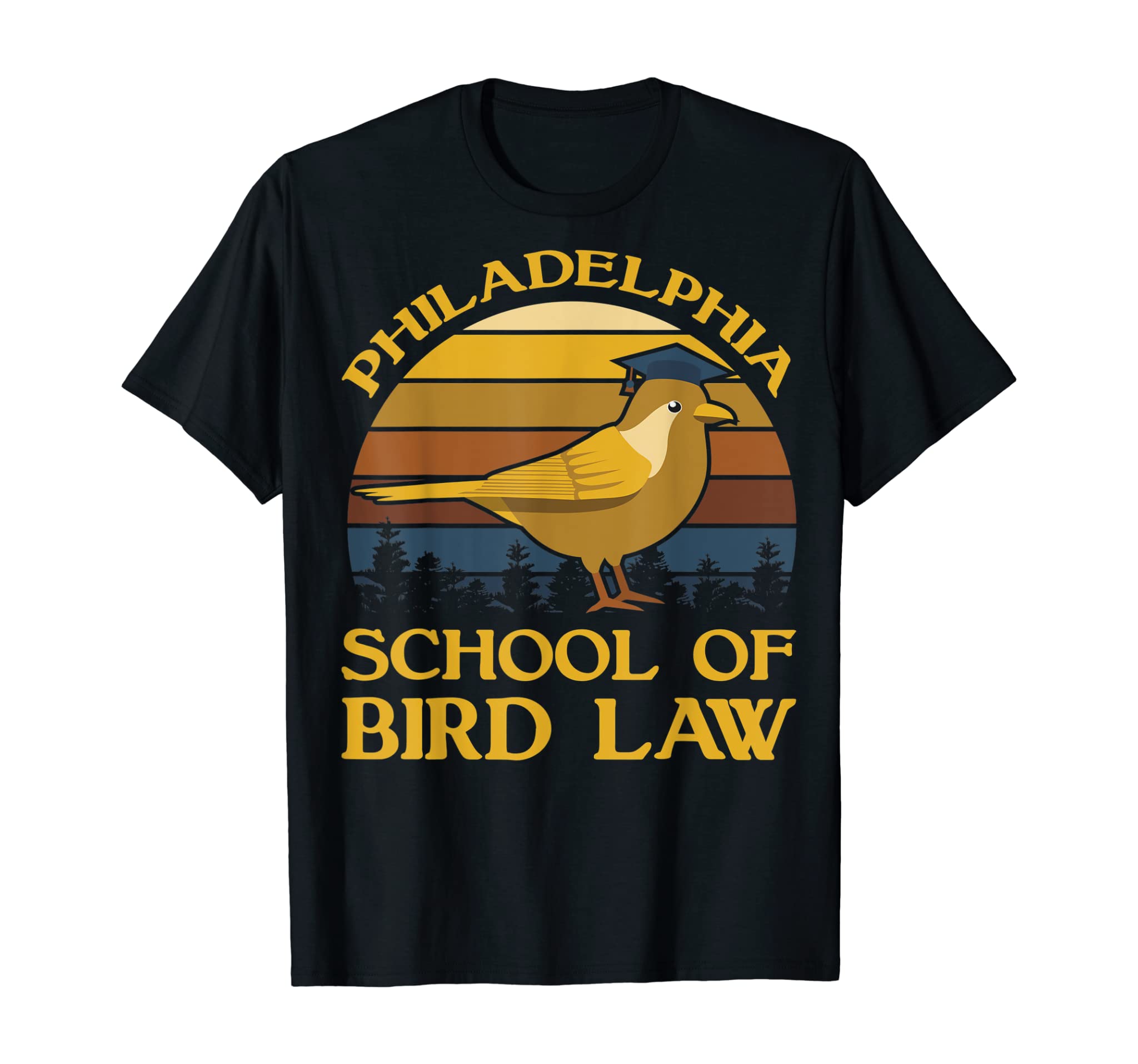 Vintage Philadelphia School Of Bird Law T Shirt Bird Shirt