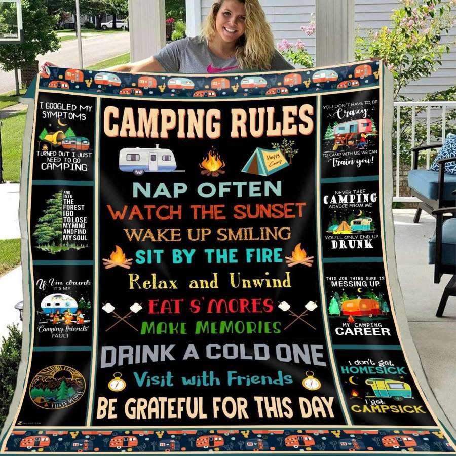 Blanket Camping Rules Giving Camping Lovers Nap Often