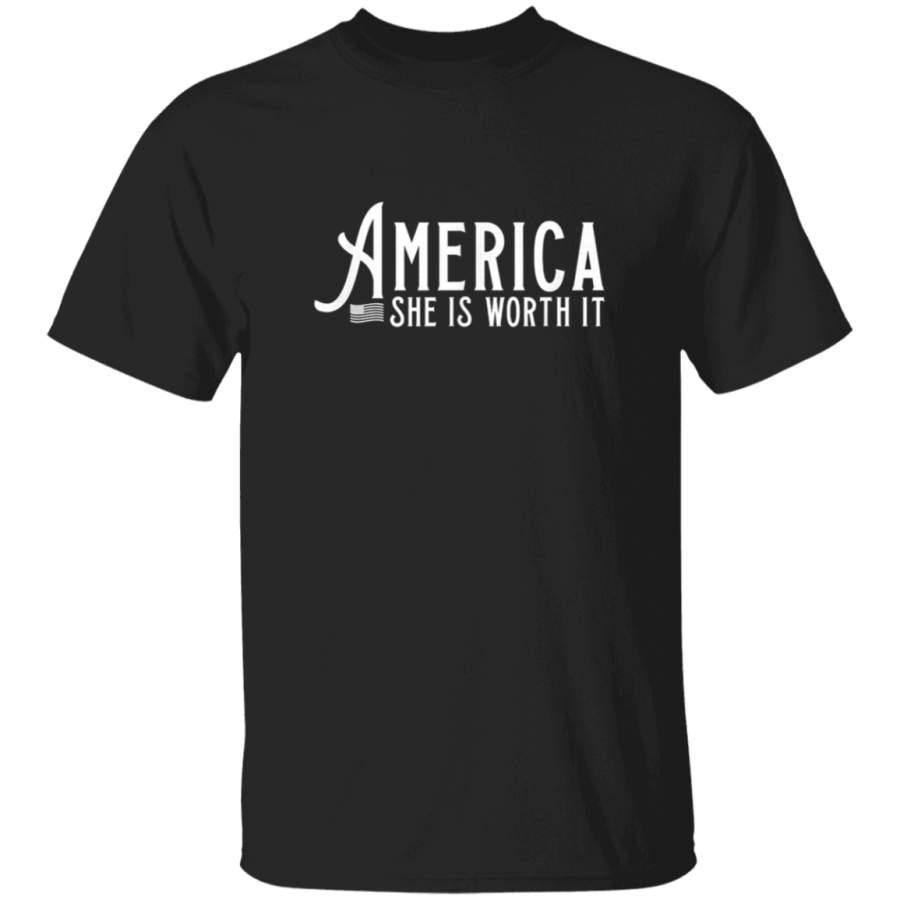 America She Is Worth It Fair Impeachment Trial Schiff Gift TShirt