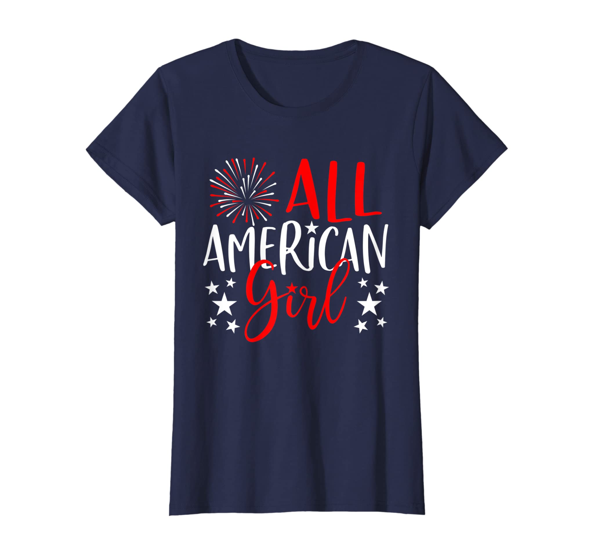 4th of July Family Matching Shirts All-American Girl TShirt