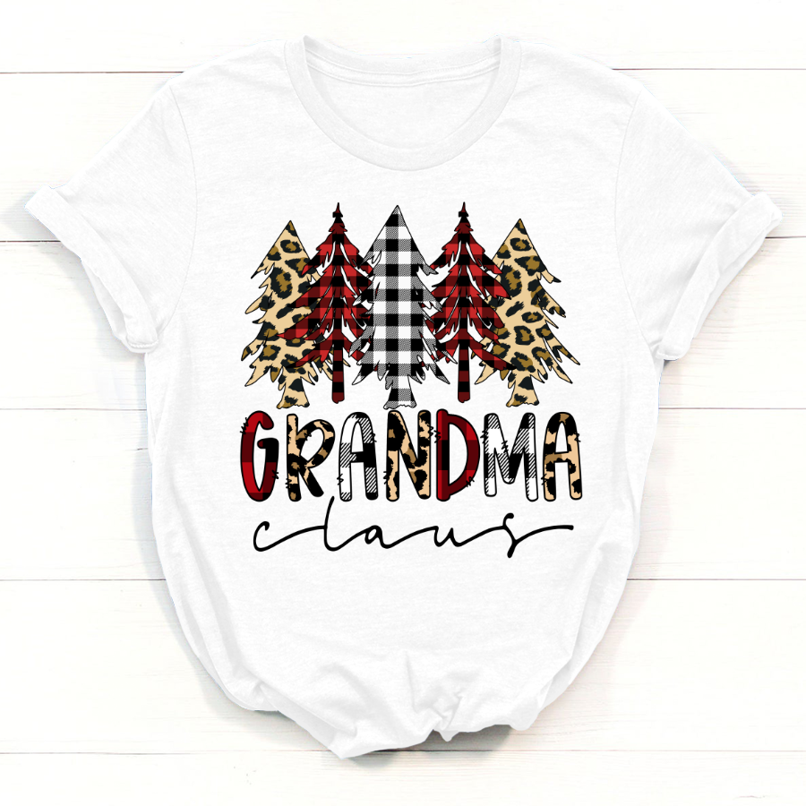 Grandma Claus Tree Christmas Shirt