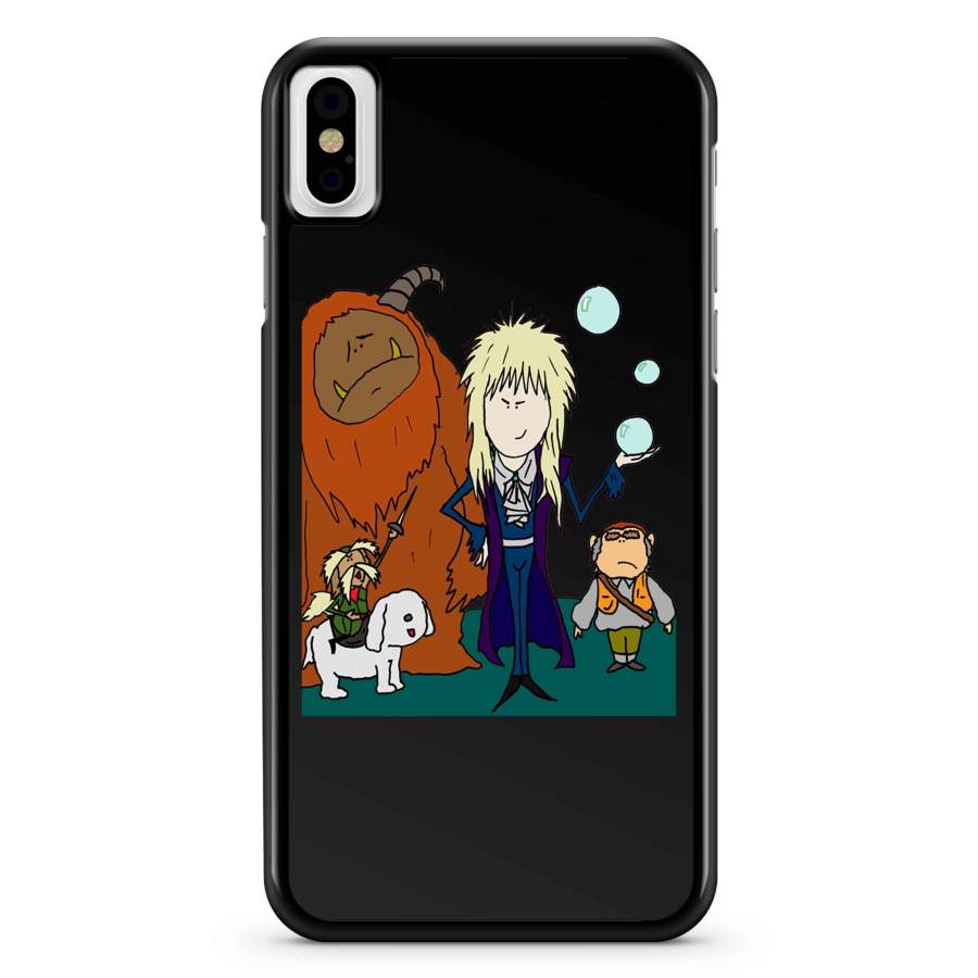 David Bowie Poster Labyrinth Movie iPhone X / XS / XR / XS Max Case