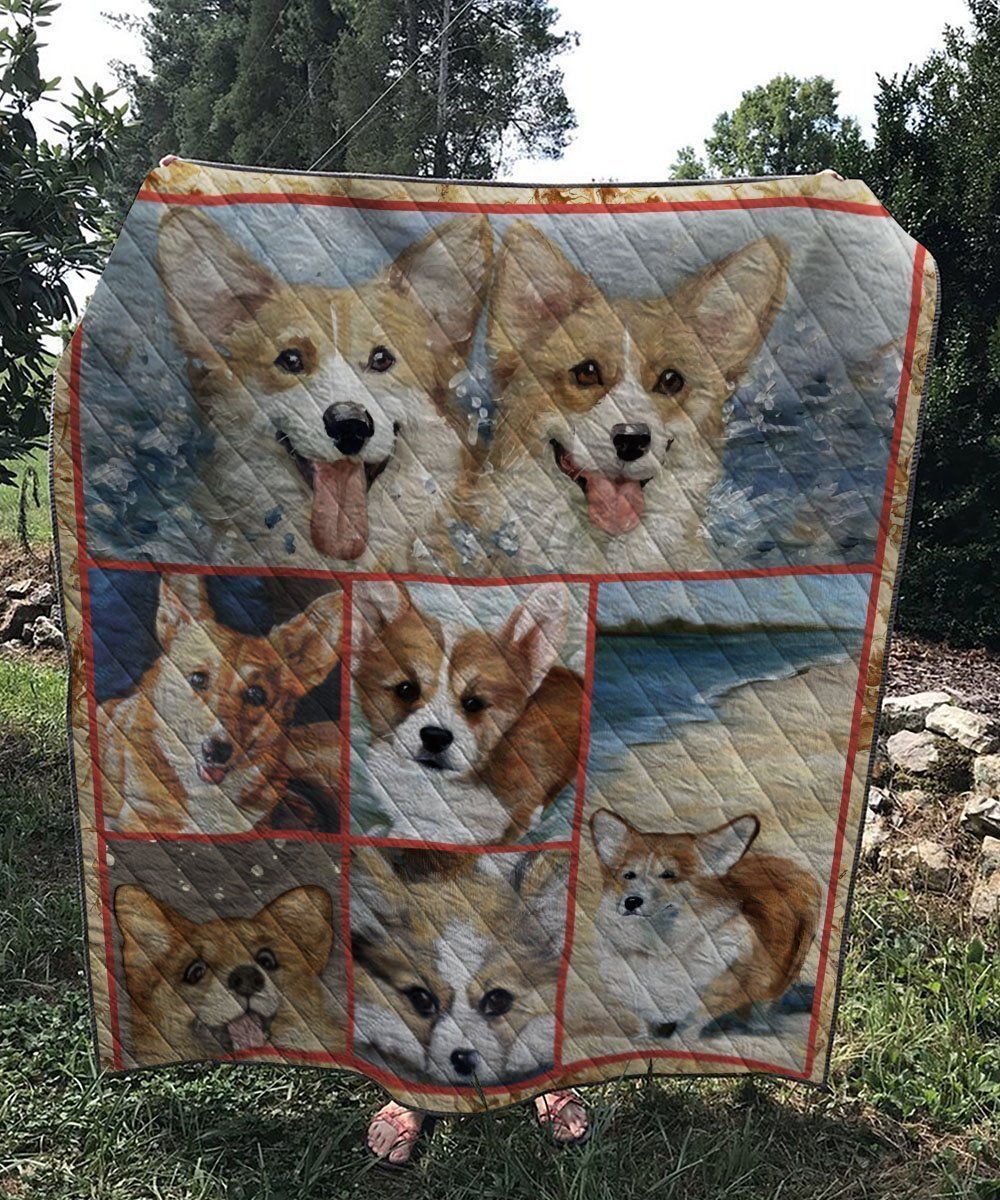 Corgi My Boss LF40 3D Customized Quilt