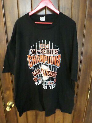 San Francisco Giants 2014 World Champs Black Shirt