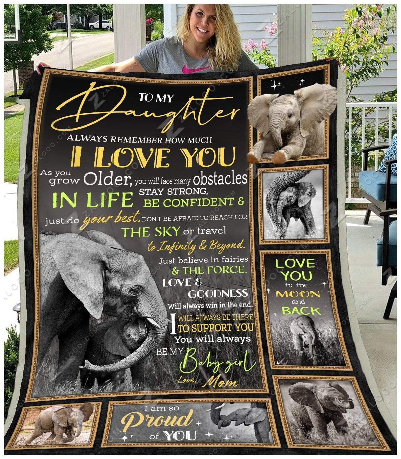 Blanket – Elephant – To My Daughter – Be My Baby Girl