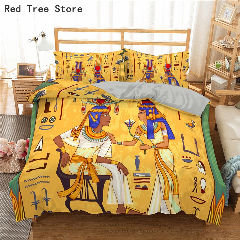 3D African Tribe Pattern Luxury Bedding Set Custom Printed Duvet Cover Set Pillowcase Queen King Size S