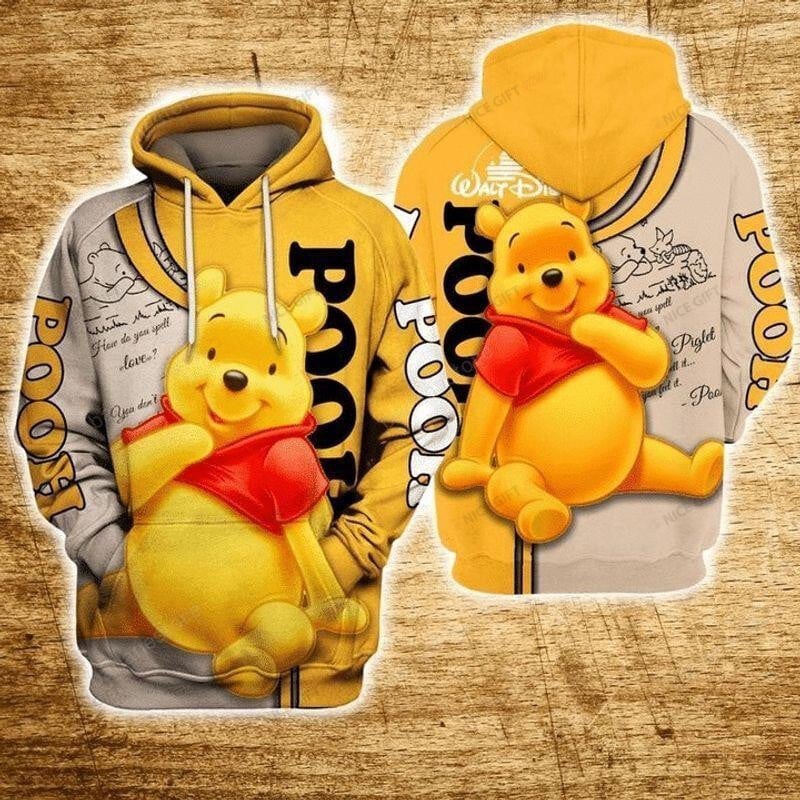 Winnie The Pooh Hoodie 3D 3Ho-V8L0