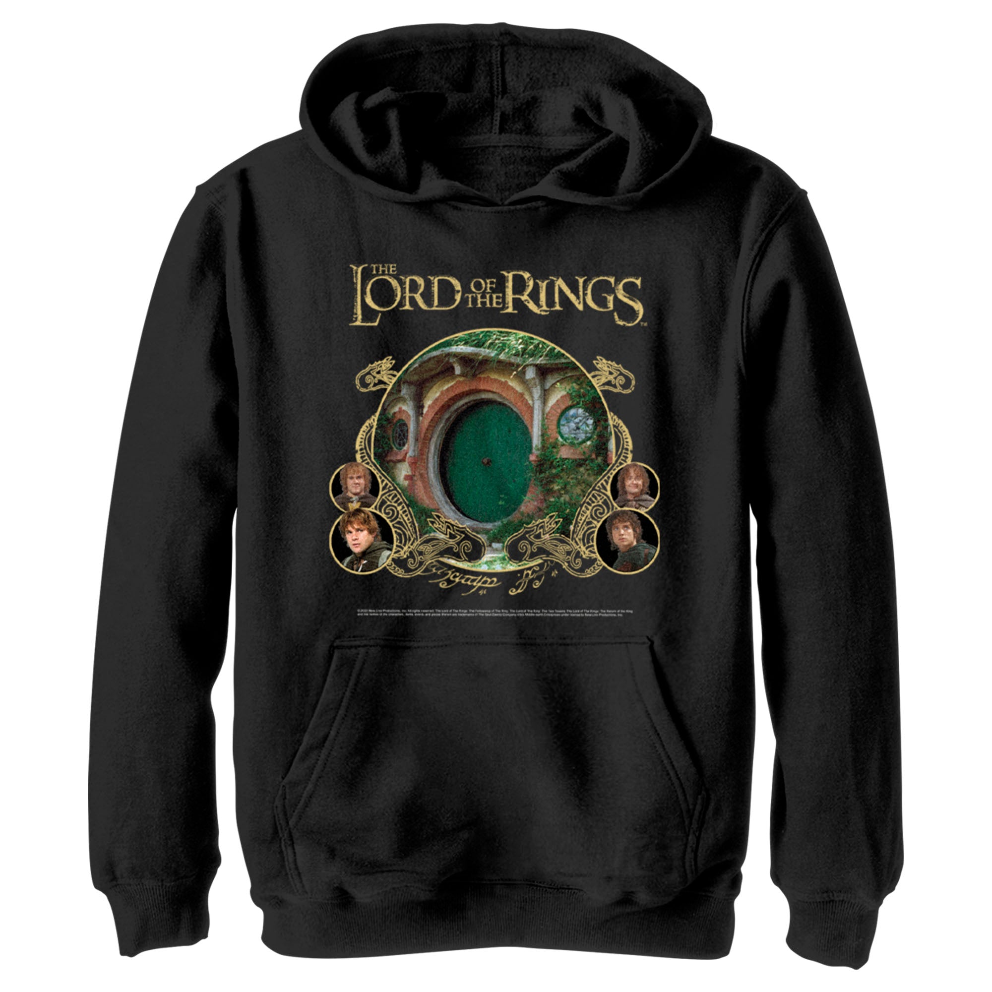 Boy’S The Lord Of The Rings Fellowship Of The Ring The Shire Circles Pull Over Hoodie