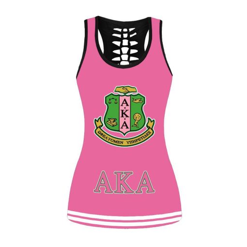 Alpha Kappa Alpha Sorority Inc Tank-Top And Legging 3D All Over Print