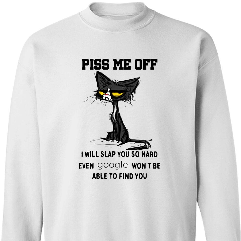 Piss Me Off Funny Mehh Cat Women Shirt, Best Gift For Cat Lovers – Trending Personalized