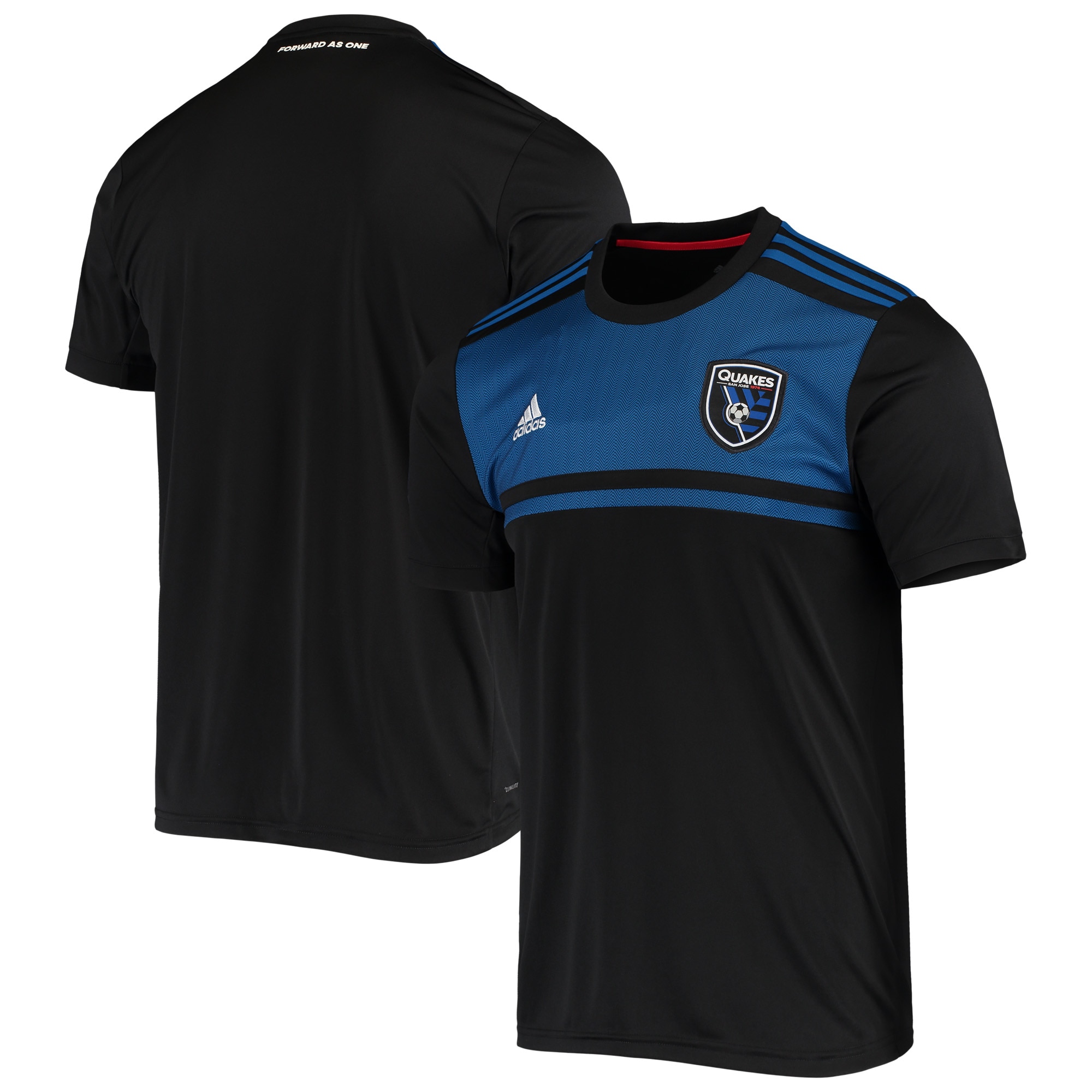 San Jose Earthquakes 2020 Replica Blank Primary AEROREADY Jersey – Black