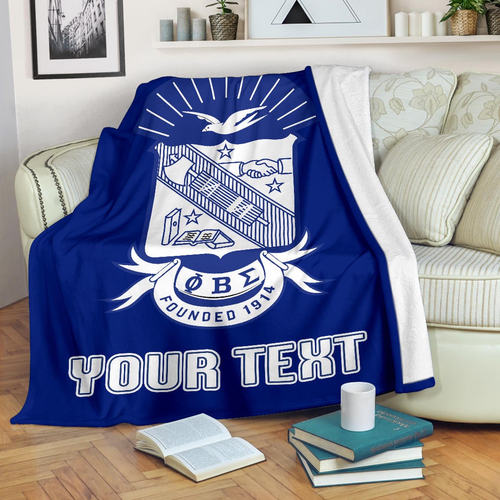 Wonderprint Premium Blanket Personalized Phi Beta Sigma Premium Blanket Classic Lt10