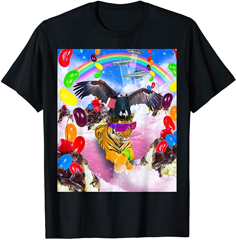 Vulture Riding Tiger With Sundae T-Shirt