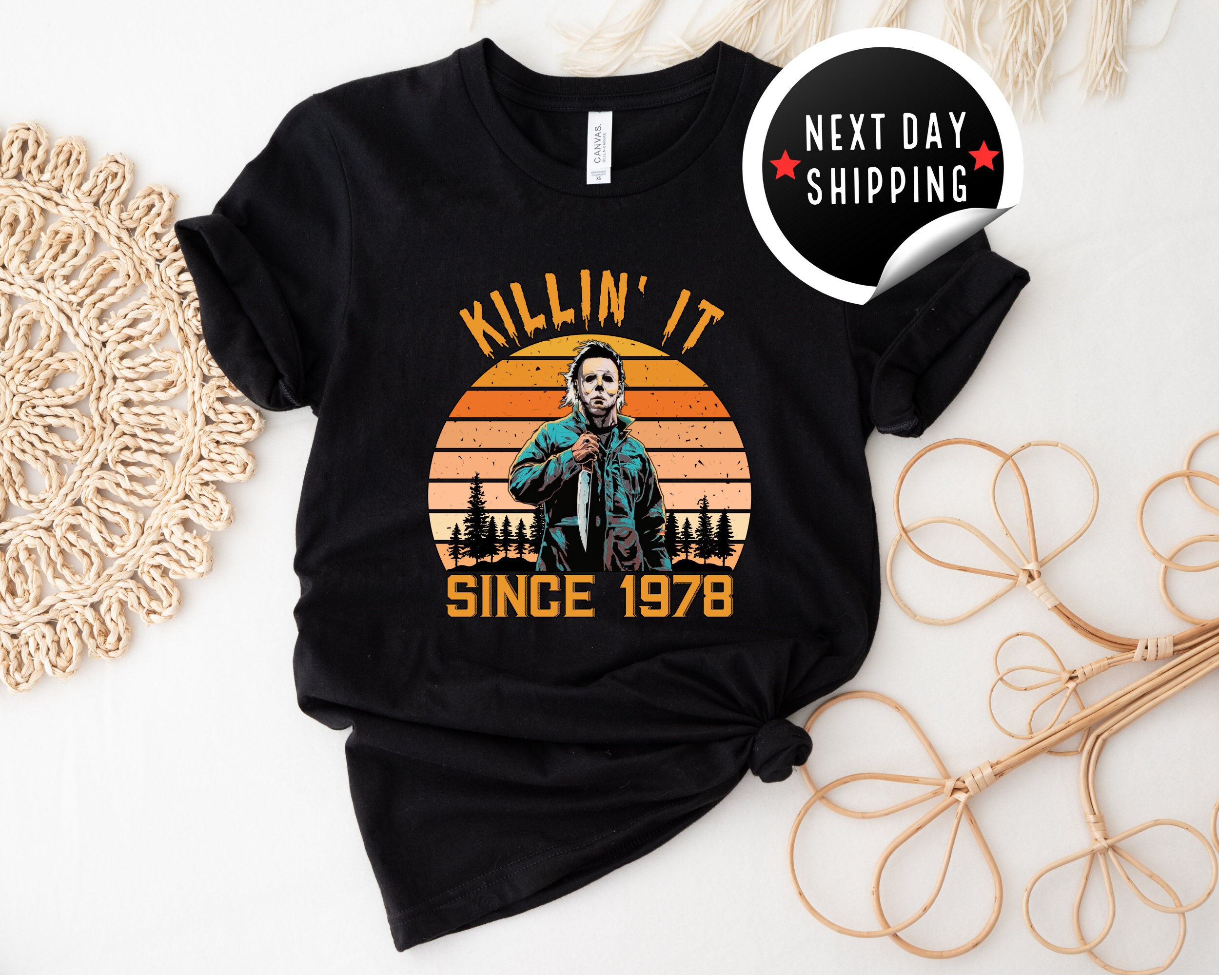 Killin It Shirt, Funny Michael T-Shirt, Halloween Shirt, Halloween Gifts, Trick or Treat, Happy Halloween, Funny Michael myers fan Shirt