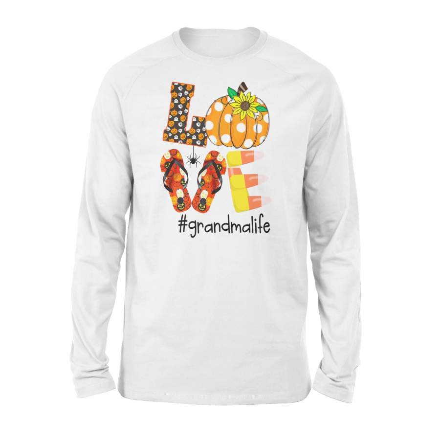 Halloween T Shirt – Love Grandma Life T-shirt – Standard Long Sleeve