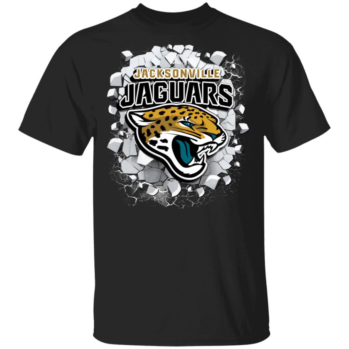 Amazing Earthquake Art Jacksonville Jaguars T Shirt