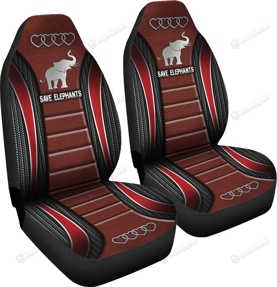 Save Elephant Car Seat Covers