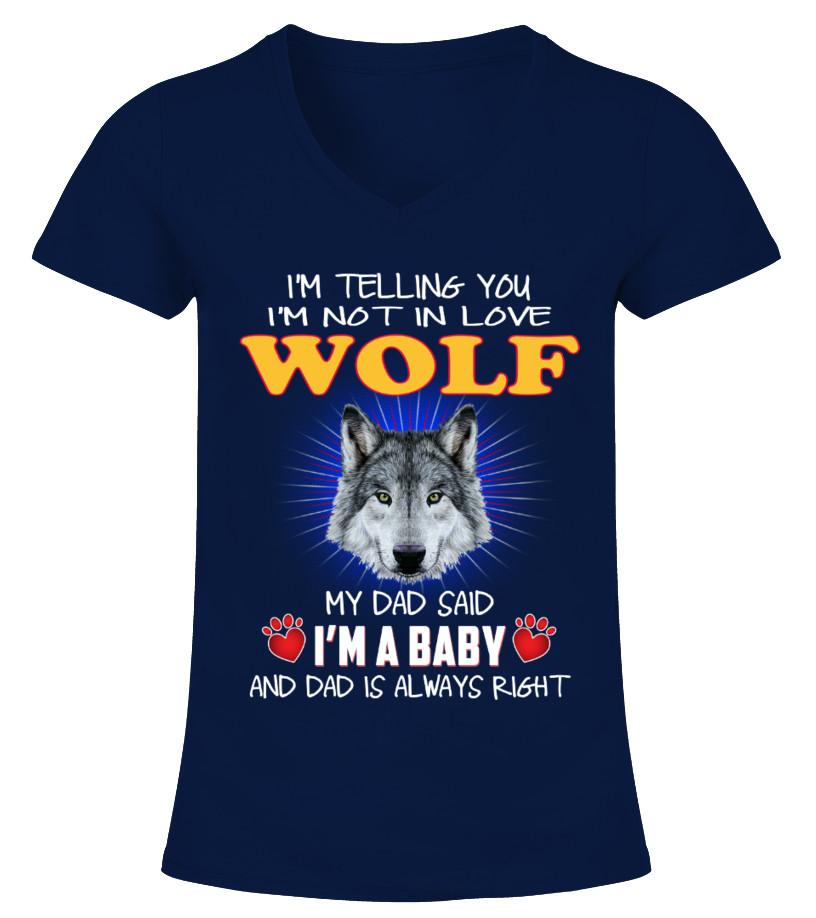 Wolf Animals Lover T Shirts C-Muf9E