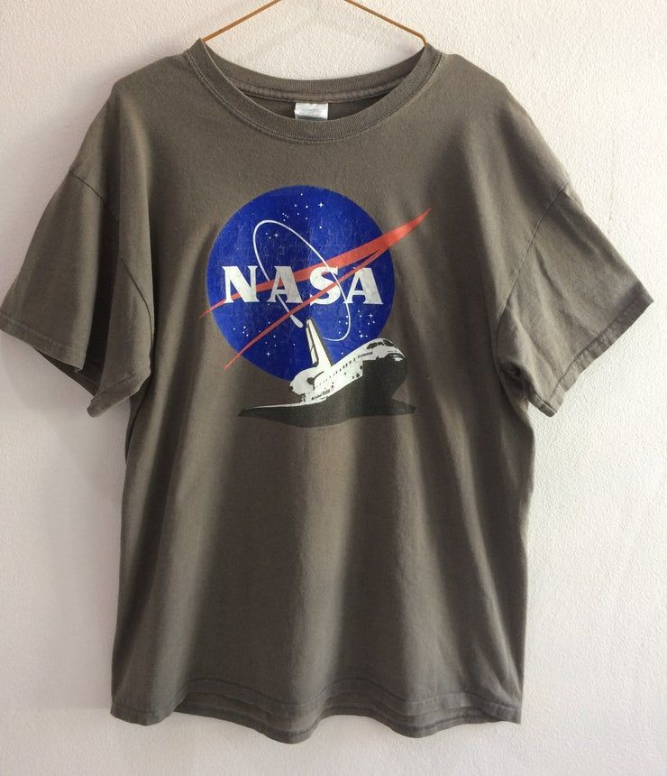 Vente De Liquidation Vintage Des Ann Es 90 La Nasa Endeavour Tees Taille Double Points A Ronautique Astronaute De La Navette Spatiale Am Ricaine Shirt