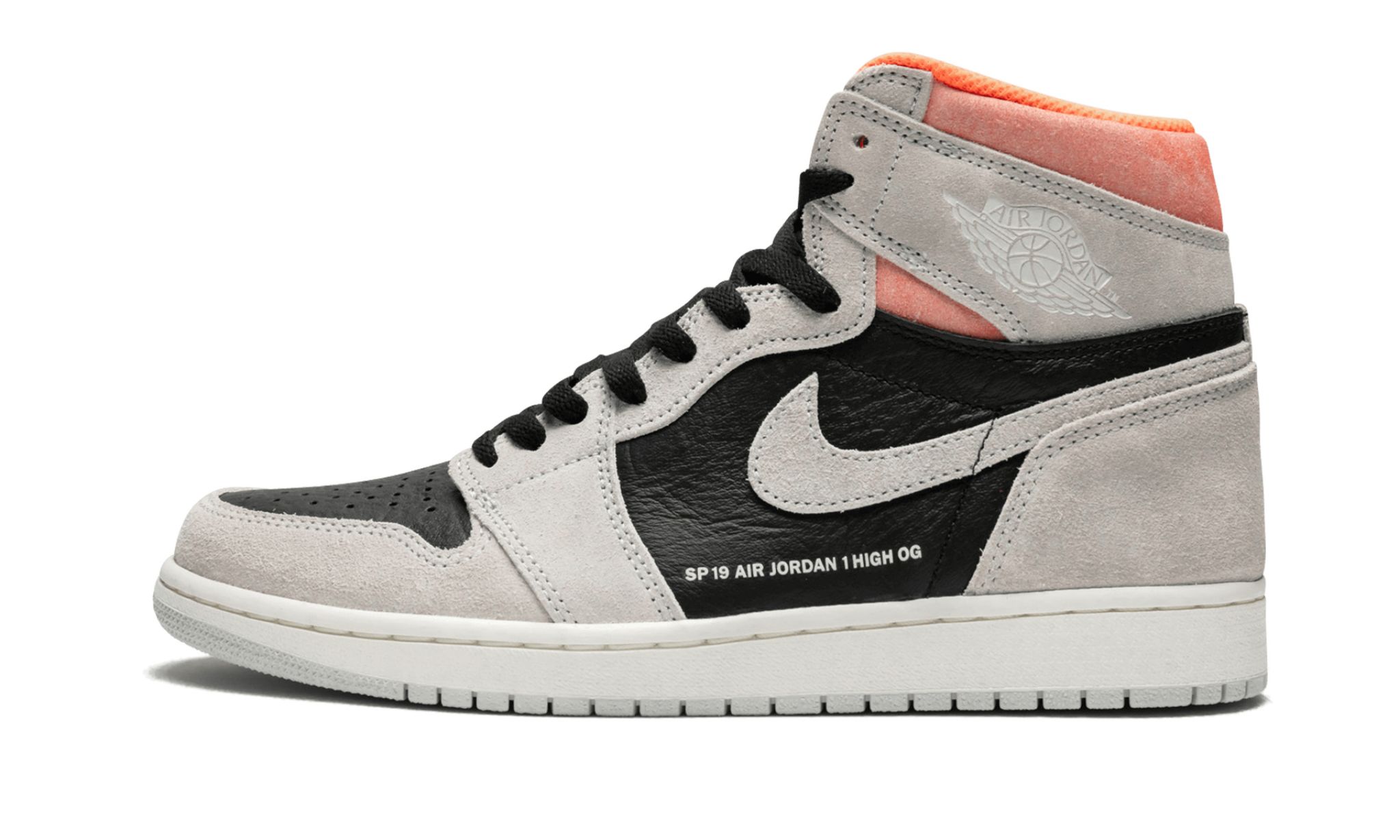 JD 1 Retro High OG Neutral GreyHyper Crimson SNK839661626