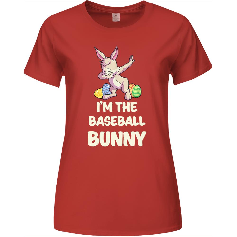 Baseball Bunny Matching Family Group Easter Party Premium Womens Tshirts