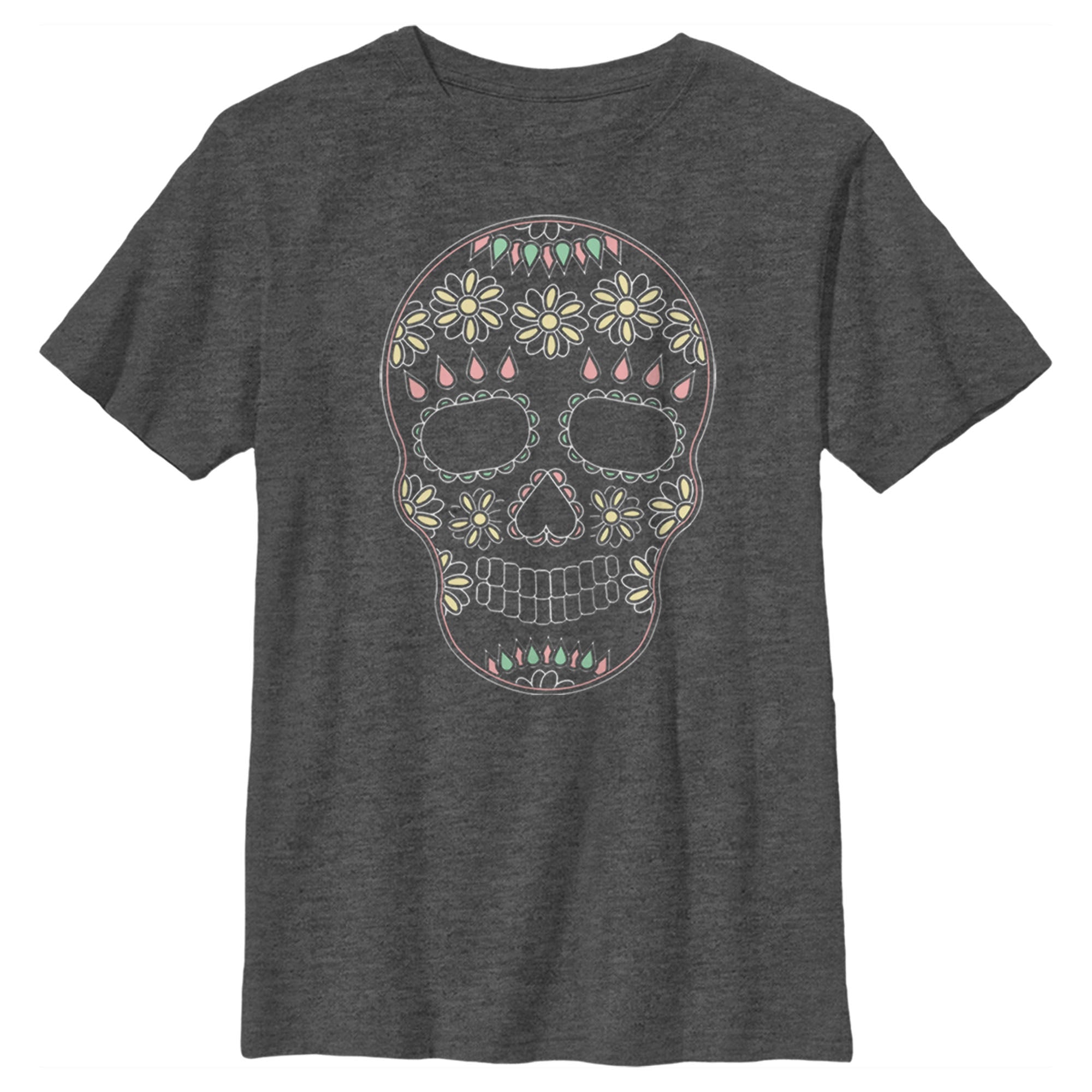 Lost Gods Boy’S Halloween Sugar Skull  T-Shirt