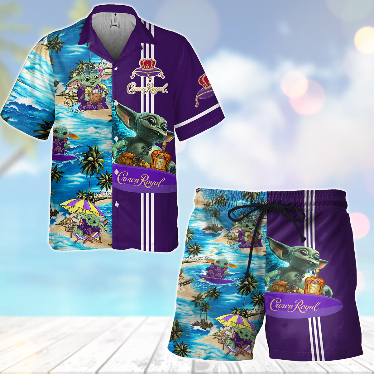 Cr Bbyd Hawaii Shirt Shorts Ha4590