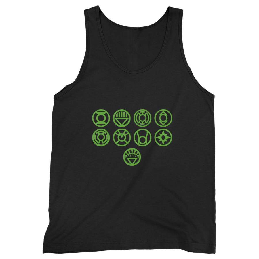 Green Lantern Collage Man’s Tank Top