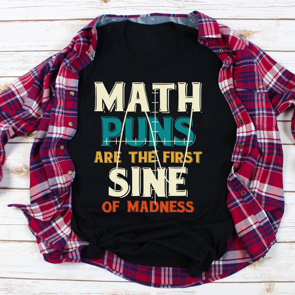 Math Puns Are The First Sine Of Madness Gift Standard/Premium T-Shirt