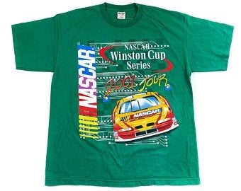 Vintage Nascar 2001 Tour Shirt 90s Nascar Shirt Vintage Nascar Tshirt Nascar Tour Shirt Nascar Winston Cup Shirt 2001 Winston Cup Tshirt Usa 9072