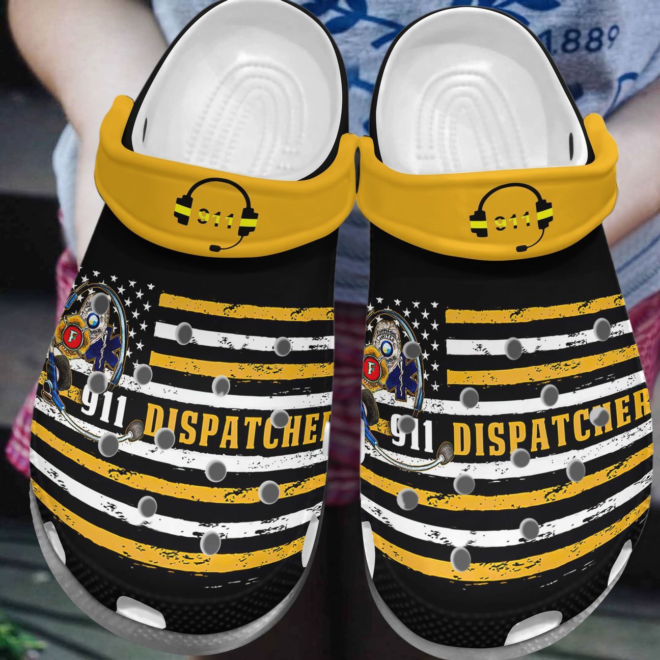 Dispatcher Personalized Clog, Custom Name, Text, Color, Number Fashion Style For Women, Men, Kid, Print 3D I Am A Dispatcher