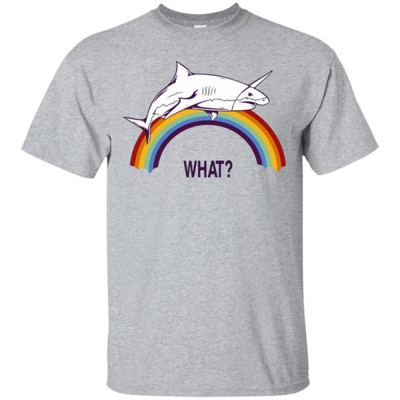 Unicorn Rainbow Shark What Shirt