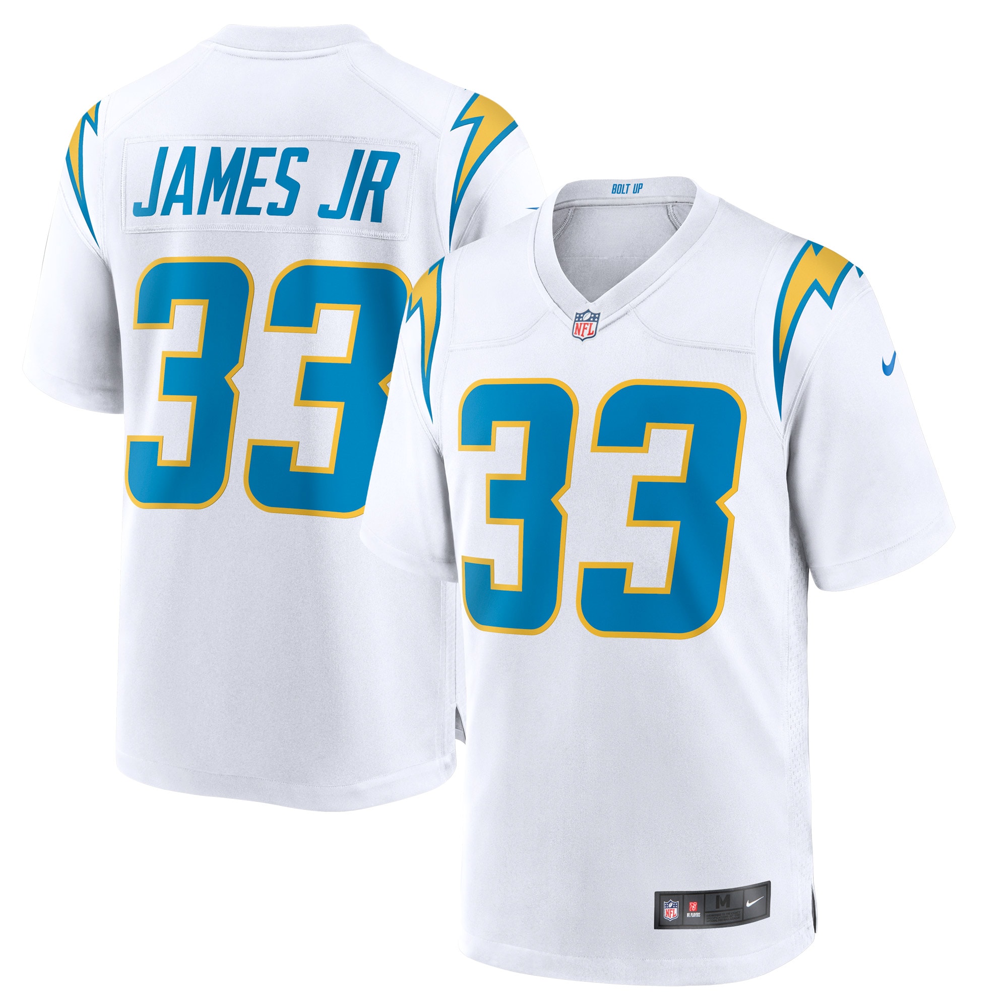 Derwin James Los Angeles Chargers Game Jersey – White