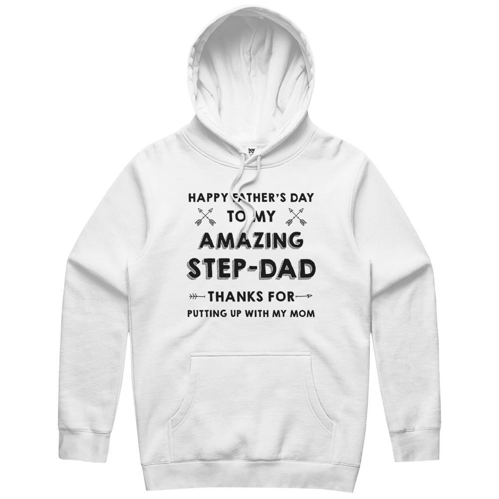 Happy Father’s Day To My Amazing Step Dad Tshirt Father Gift Hoodie