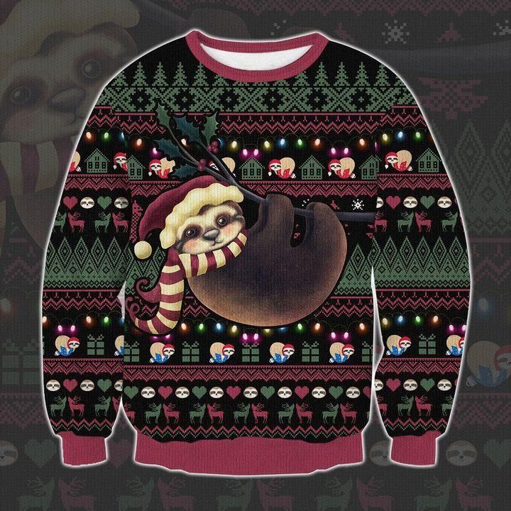 SLOTH CHRISTMAS UGLY SWEATER TN161238