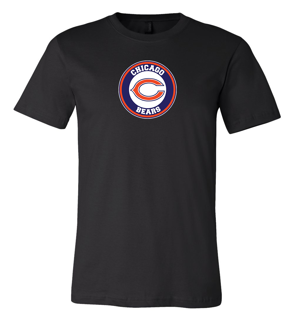 Chicago Bears Circle Logo Team Shirt 6 Sizes S-3Xl