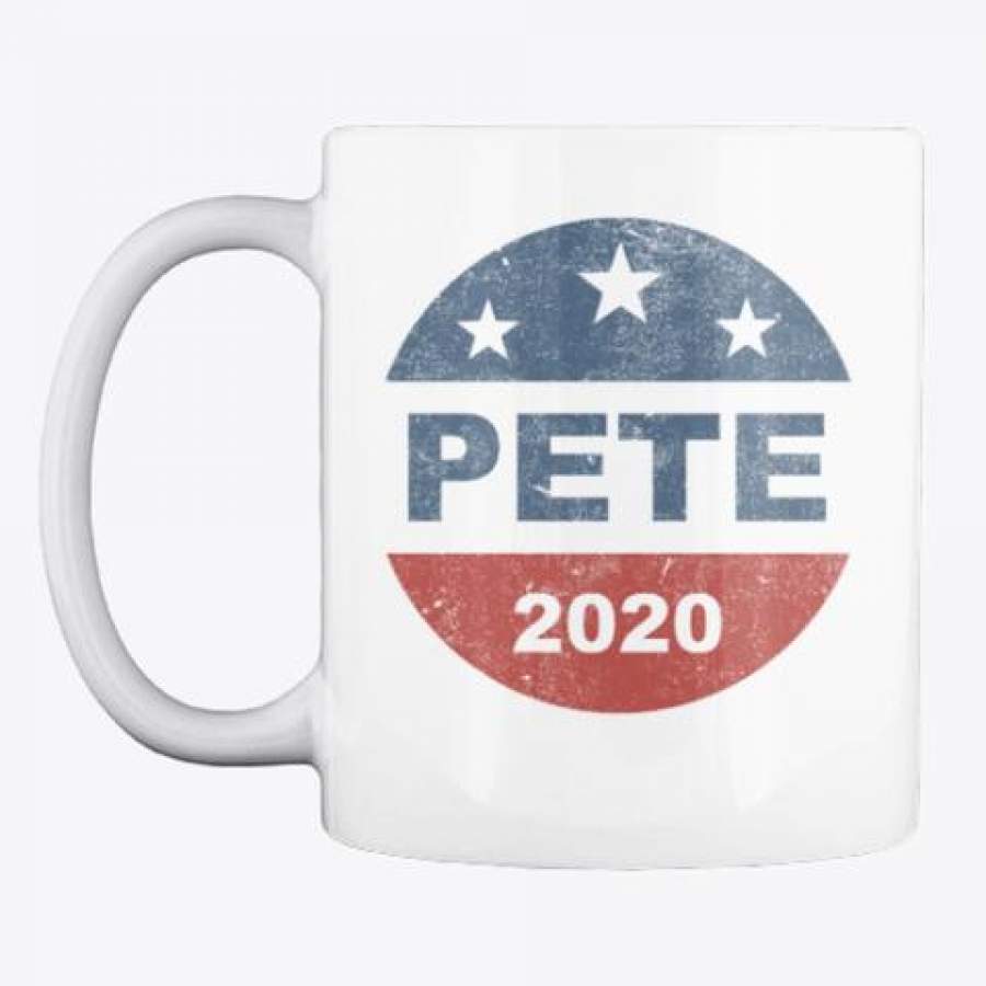 Pete Buttigieg 2020 Vintage Election White Mug